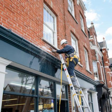 Commercial Gutter Cleaning in Bourne